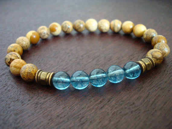 Blue quartz sale bracelet